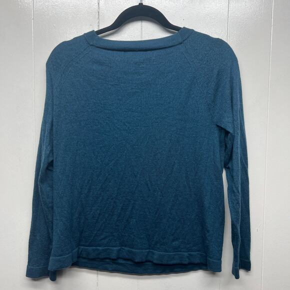 Banana Republic 100% Merino Wool Womens Pullover Blue Sweater Size Small Capsule - Picture 6 of 11